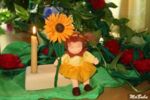 Blumenkinder nach Waldorfart